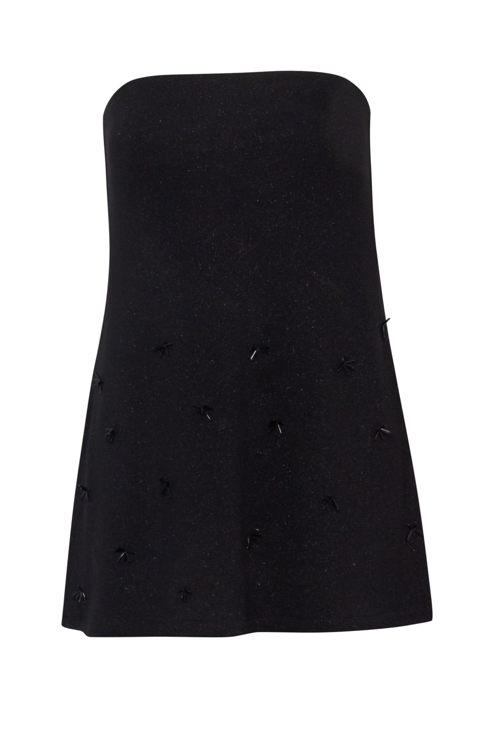 Black Suzu Top by Baobab, Strapless with Embellished detail and Side boning.
