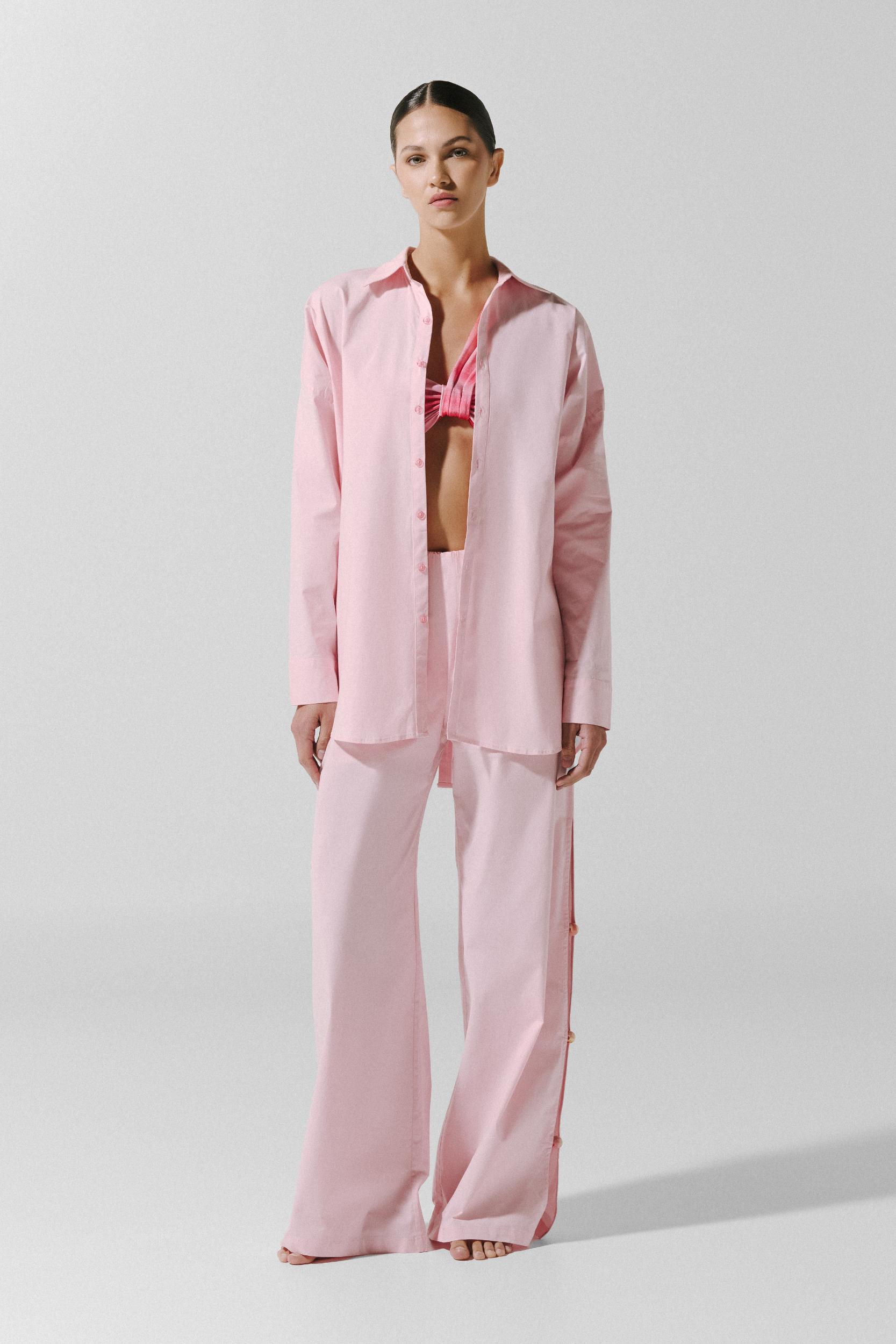 Wayra Pants Pink in Cotton - Spring Summer 26 – INTERNATIONAL BAOBAB