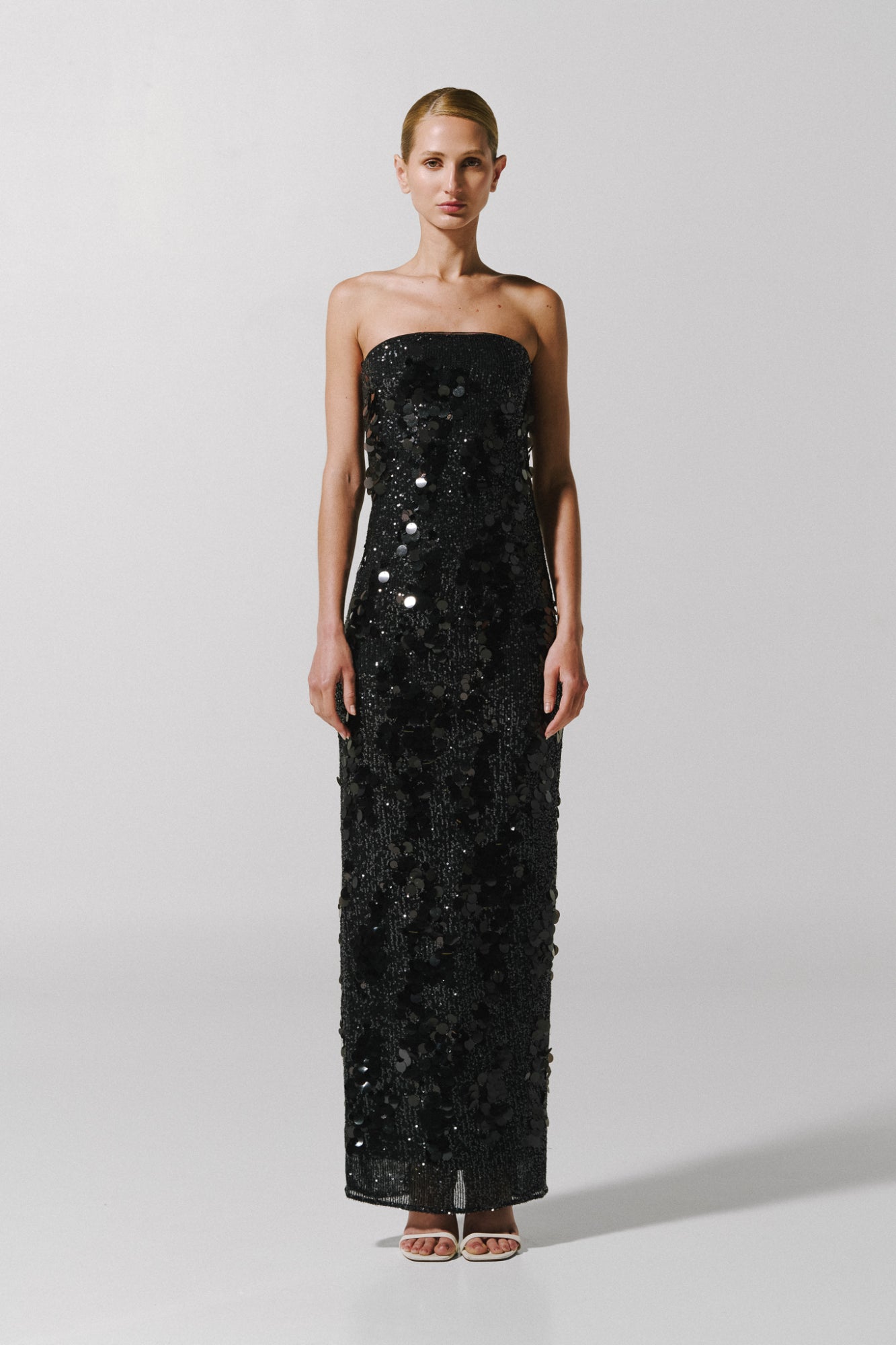 Nima Maxi Dress Black in Sequins - Priv Resort 26 INTERNATIONAL BAOBAB Nima Maxi Dress Black in Sequins - Priv Resort 26 INTERNATIONAL BAOBAB