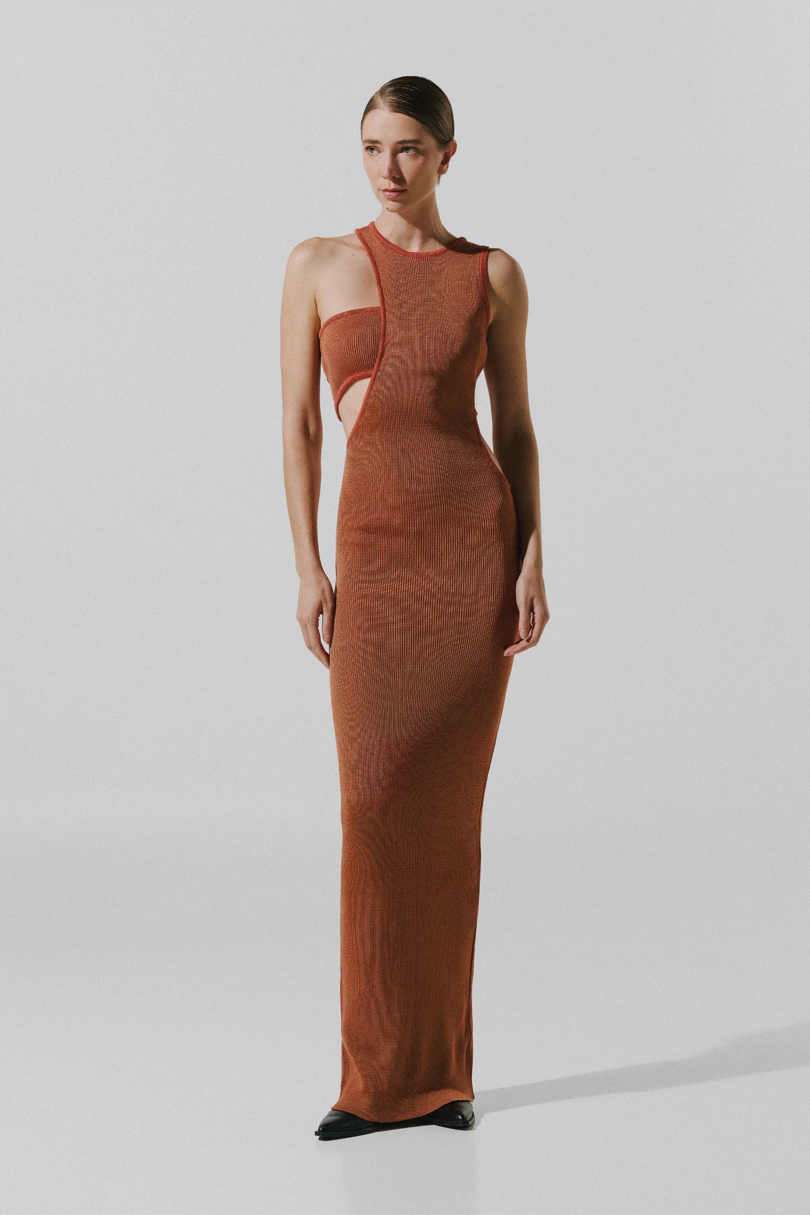 Julia Maxi Dress in Orange