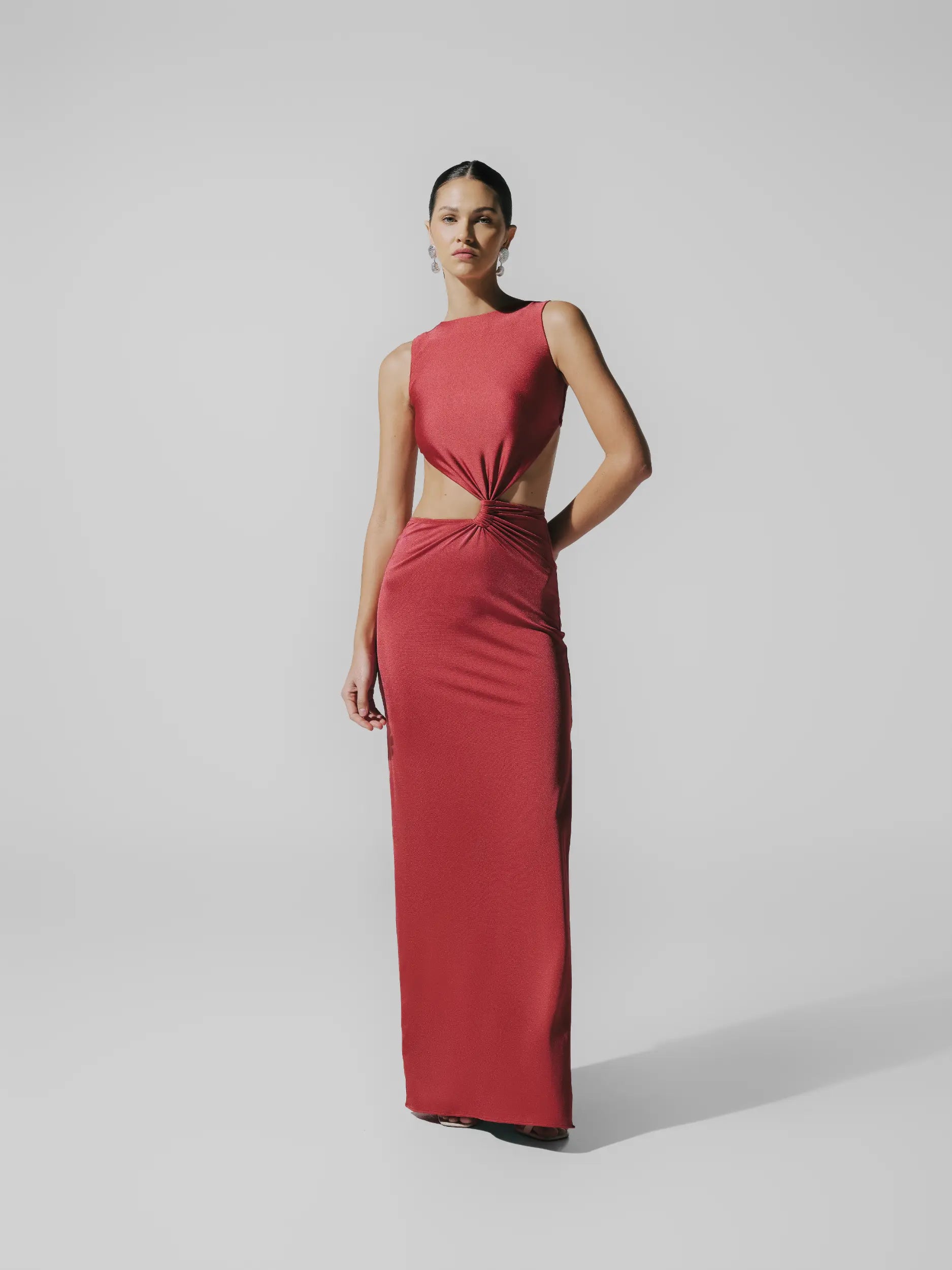 Ada Maxi Dress Red in Jersey – INTERNATIONAL BAOBAB
