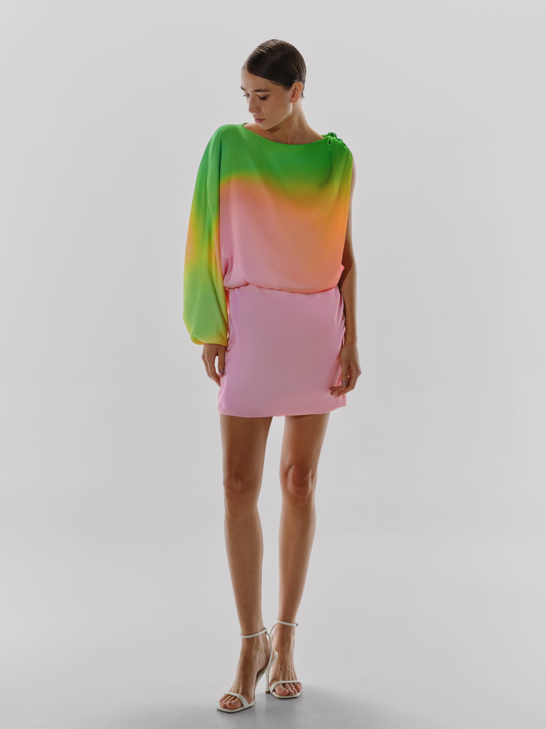 【新品即日発送】Dolly flare mini dress AM1287 ANDMARY】Dolly flare mini dress