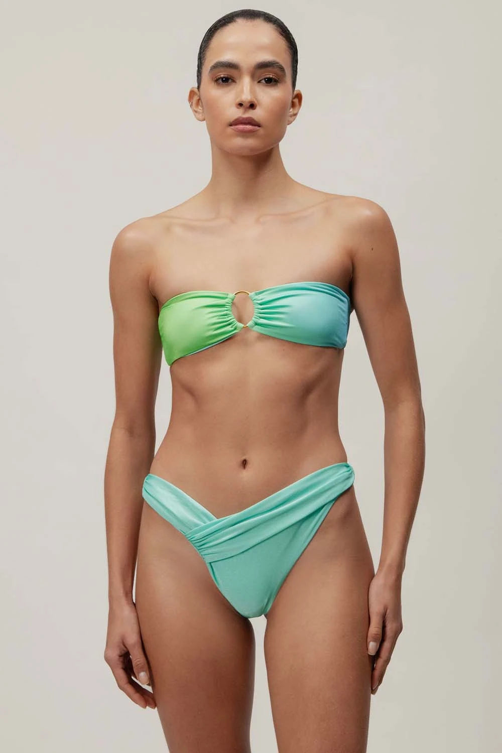 専用Nala 水着 Shirring swim bra top & bottom