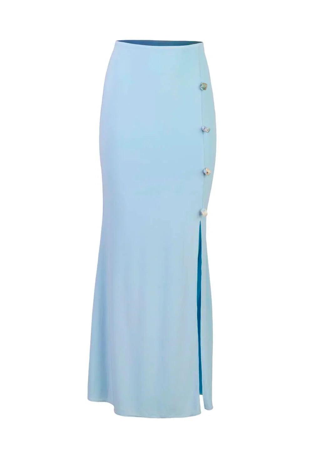 Uli Maxi Skirt Blue in Jersey - Spring Summer 25 Uli Maxi Skirt Blue in Jersey - Spring Summer 25