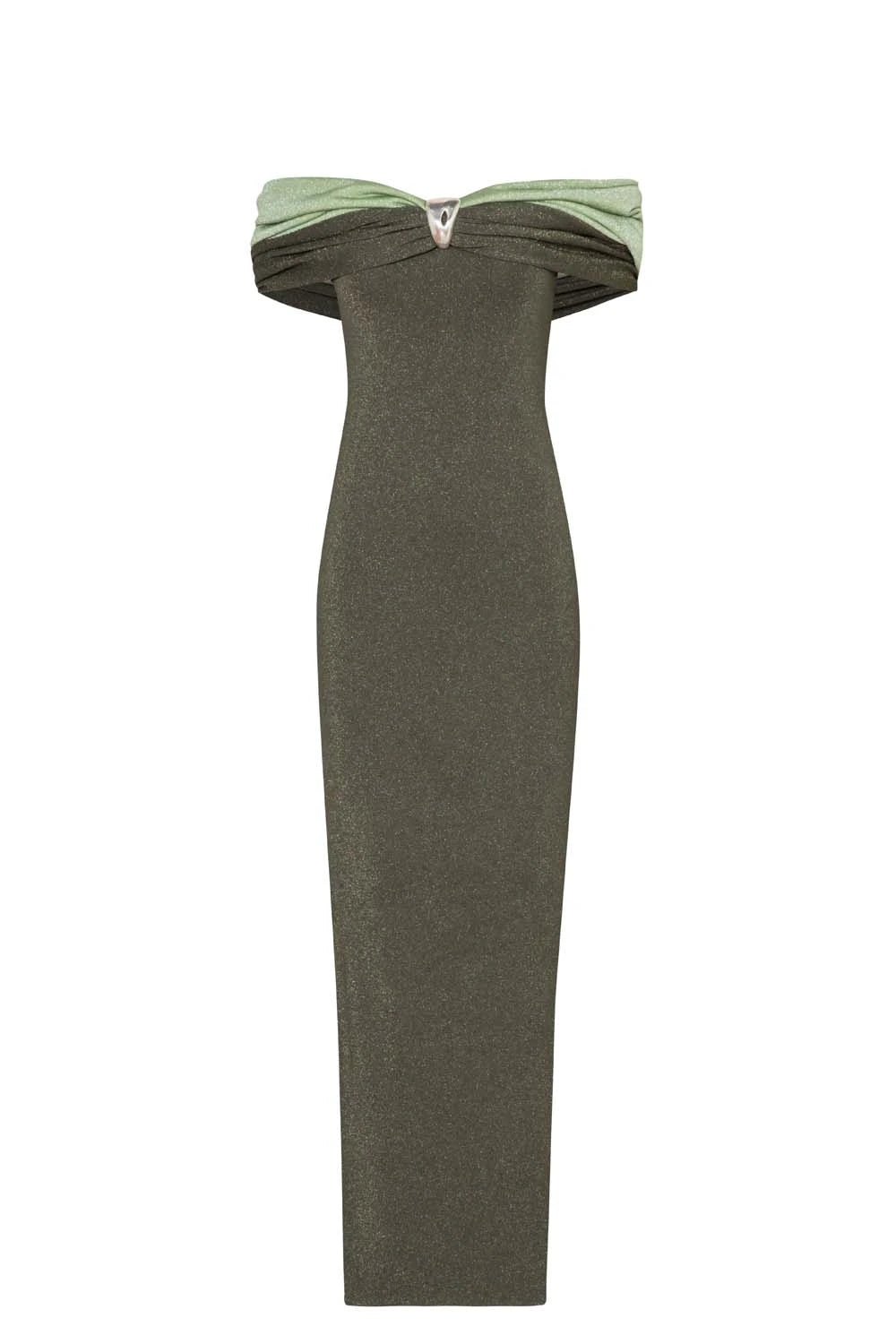 Sendai Maxi Dress Green in Jersey - Fall Winter 24 INTERNATIONAL BAOBAB Sendai Maxi Dress Green in Jersey - Fall Winter 24 INTERNATIONAL BAOBAB