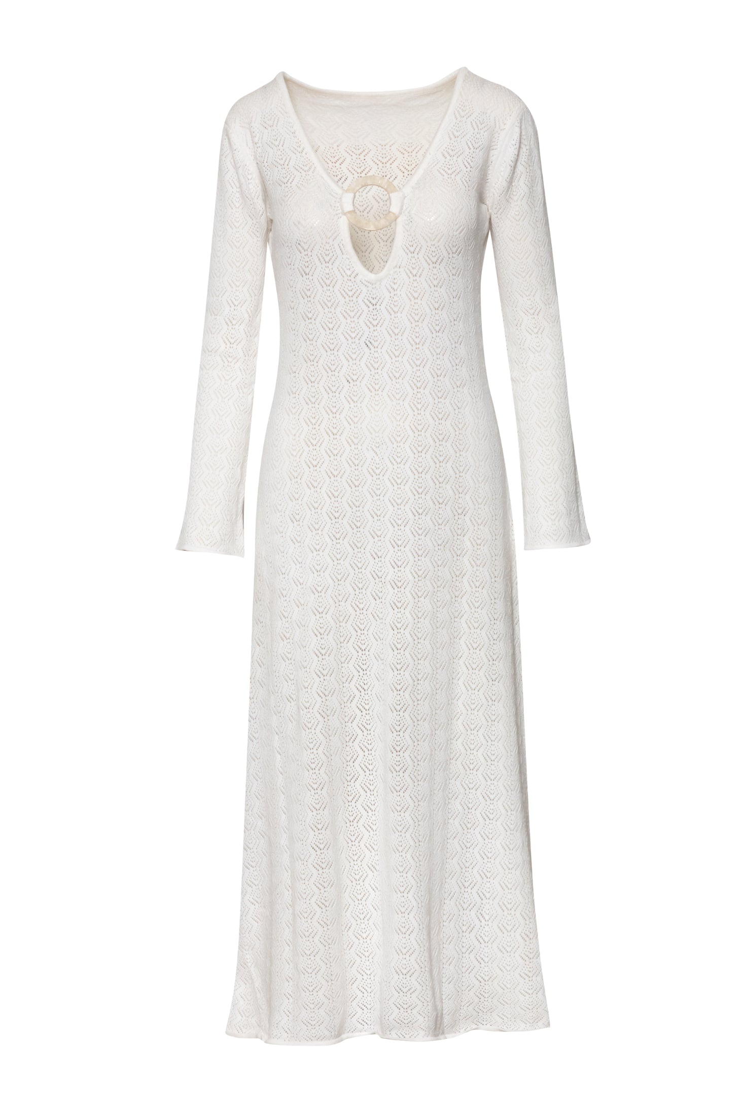 Moon Maxi Maxi Dress White in Knit Fabric - Resort 26 INTERNATIONAL BAOBAB Moon Maxi Maxi Dress White in Knit Fabric - Resort 26 INTERNATIONAL BAOBAB