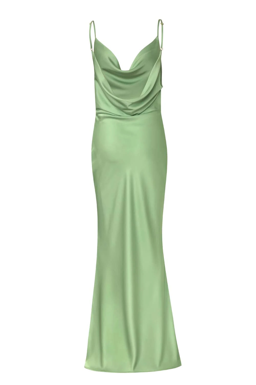 Savannah Maxi Dress Green in Satin - Leah 25 INTERNATIONAL BAOBAB Savannah Maxi Dress Green in Satin - Leah 25 INTERNATIONAL BAOBAB