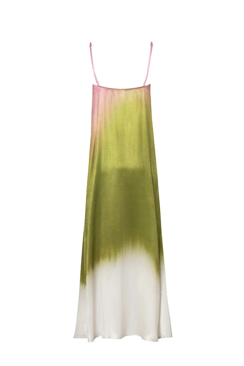 Tina Maxi Dress Green in Satin - Resort 25 INTERNATIONAL BAOBAB Tina Maxi Dress Green in Satin - Resort 25 INTERNATIONAL BAOBAB
