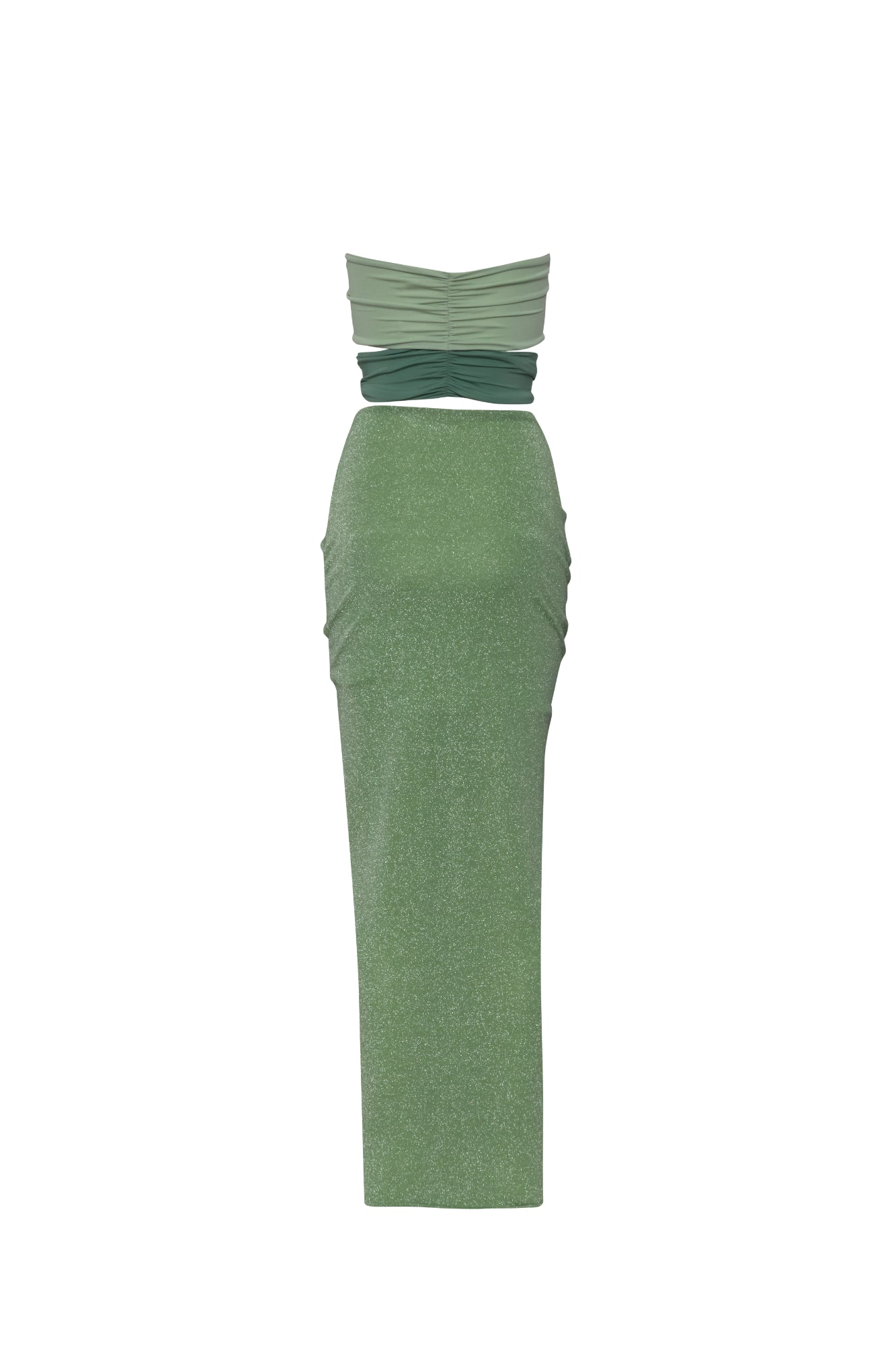 Giselle Maxi Dress Green in Lycra INTERNATIONAL BAOBAB Giselle Maxi Dress Green in Lycra INTERNATIONAL BAOBAB
