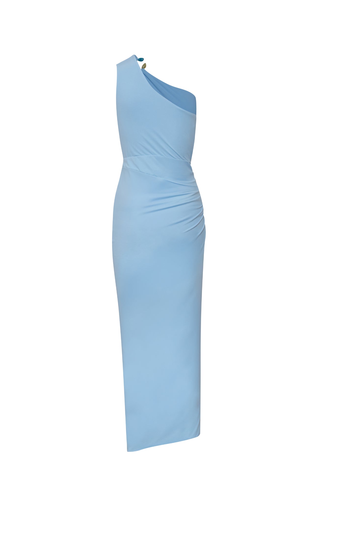 Canoa Maxi Dress Blue in Jersey - Spring Summer 26 INTERNATIONAL BAOBAB Canoa Maxi Dress Blue in Jersey - Spring Summer 26 INTERNATIONAL BAOBAB