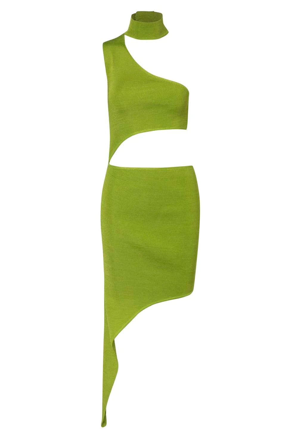 Ankara Midi Dress in Green
