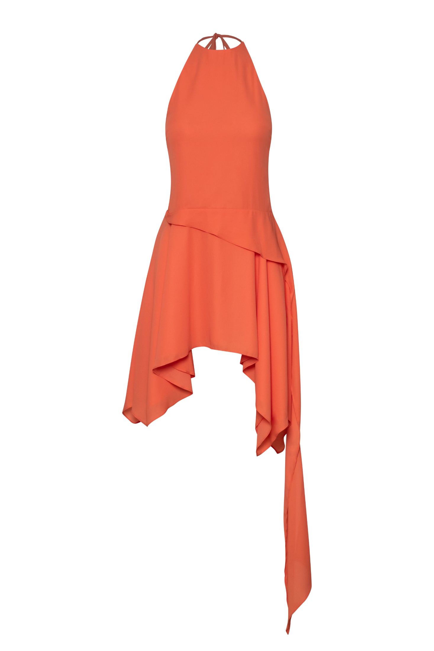 lorenza mini dress Lorenza Mini Dress Orange in Chiffon