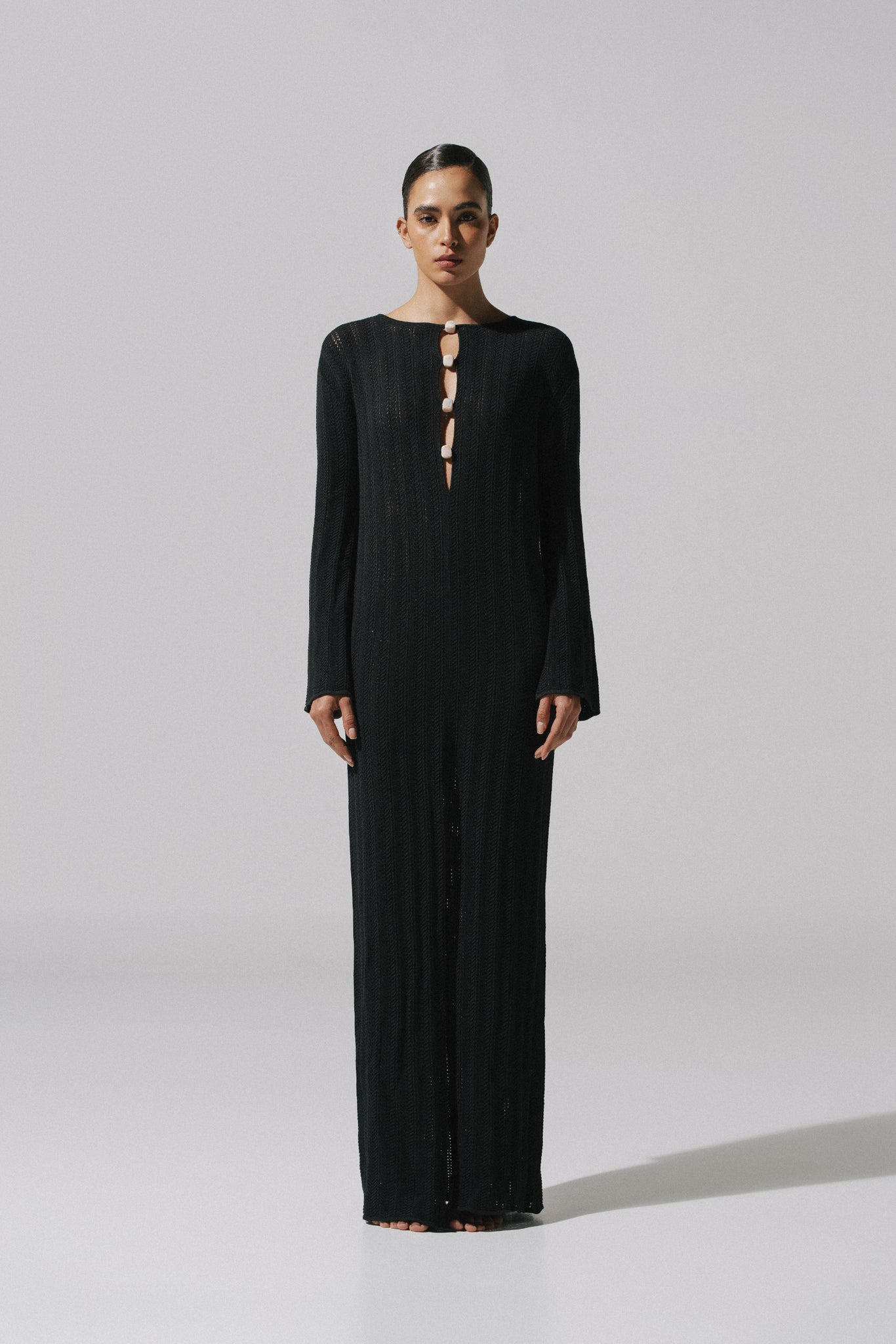 baobab black dress BAOBAB Canoa Maxi Dress