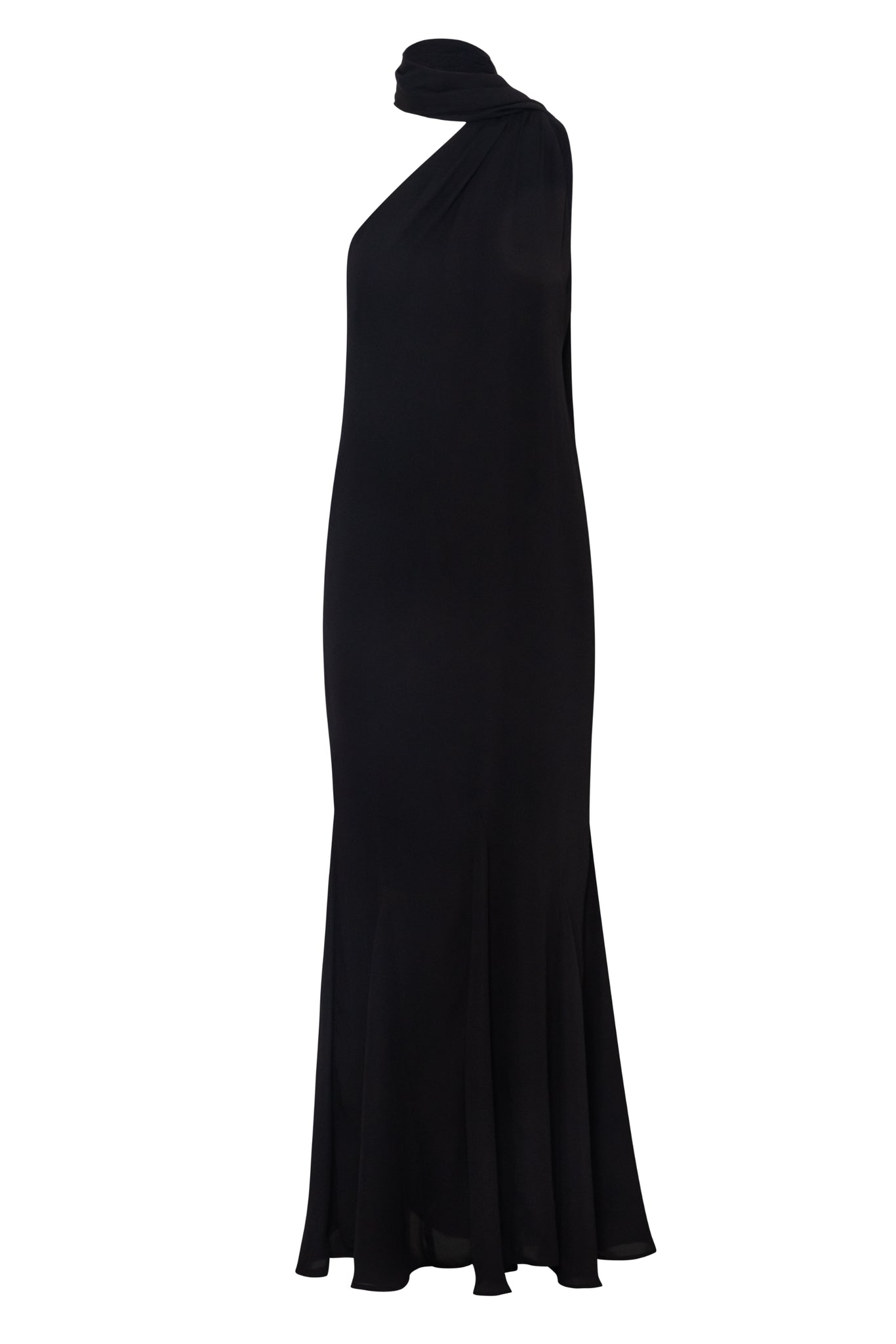 ari maxi dress Ari Maxi Dress Black in Chiffon