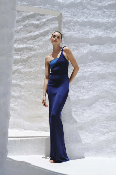ワンピース Riviera Bow Tiered Long Dress Shipping in mid-June] Riviera Bow Tiered Long Dress