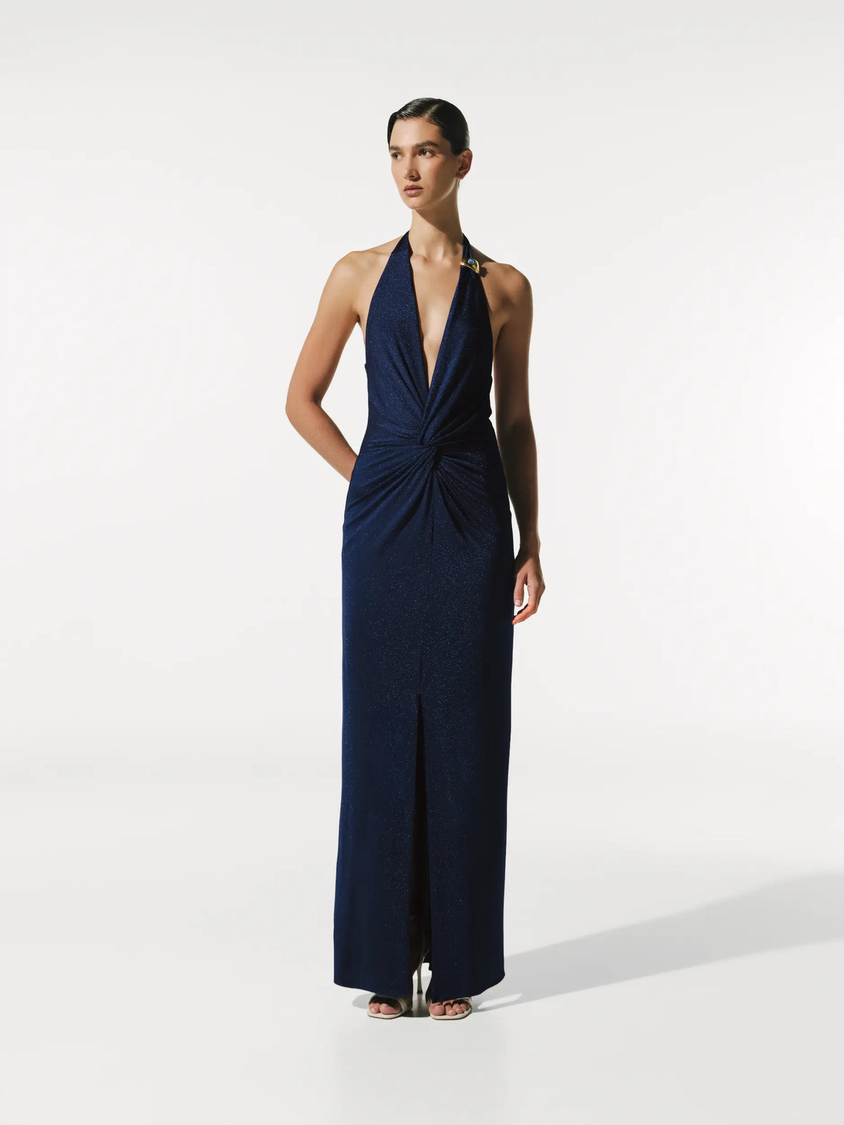 Colette Maxi Dress Red in Knit Fabric - Resort 27 – INTERNATIONAL
