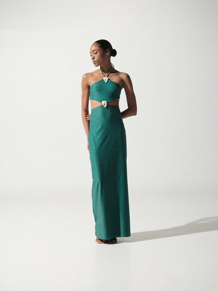 fitted lace wedding dress Kira Maxi Dress Green in Lycra INTERNATIONAL BAOBAB fitted lace wedding dress Kira Maxi Dress Green in Lycra INTERNATIONAL BAOBAB