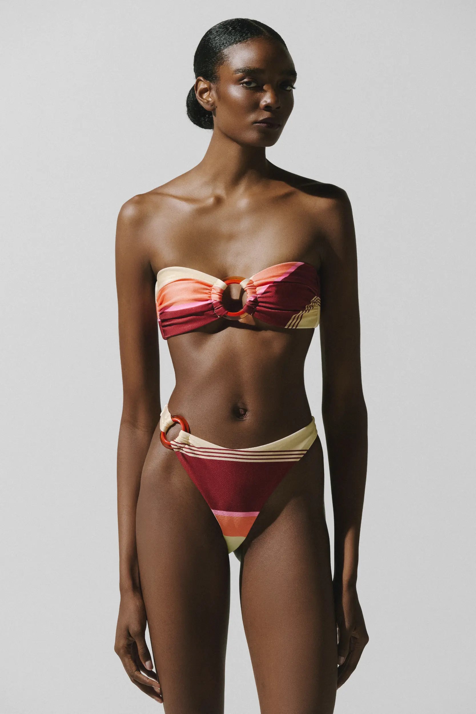 Nala Bikini Top Red in Lycra - High Summer 26 – INTERNATIONAL BAOBAB