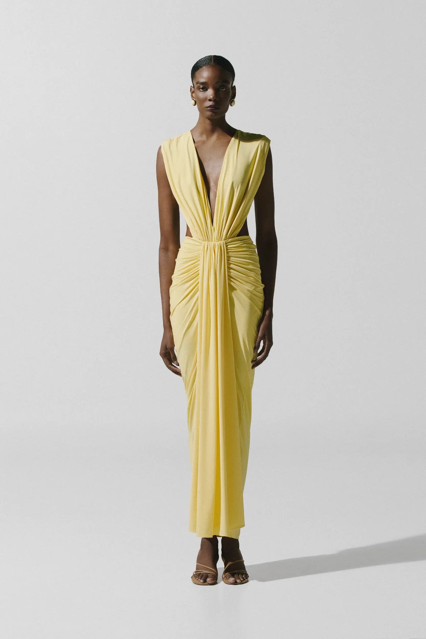 yellow dress maxi summer Chic Yellow Sea Stripe Halter Neck Maxi Dress for Effortless Summer St Canary Houze
