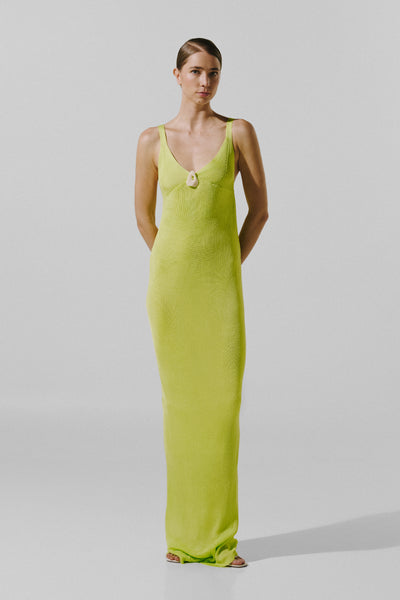 Grace Maxi Dress in Green - Spring Summer 24  INTERNATIONAL BAOBAB