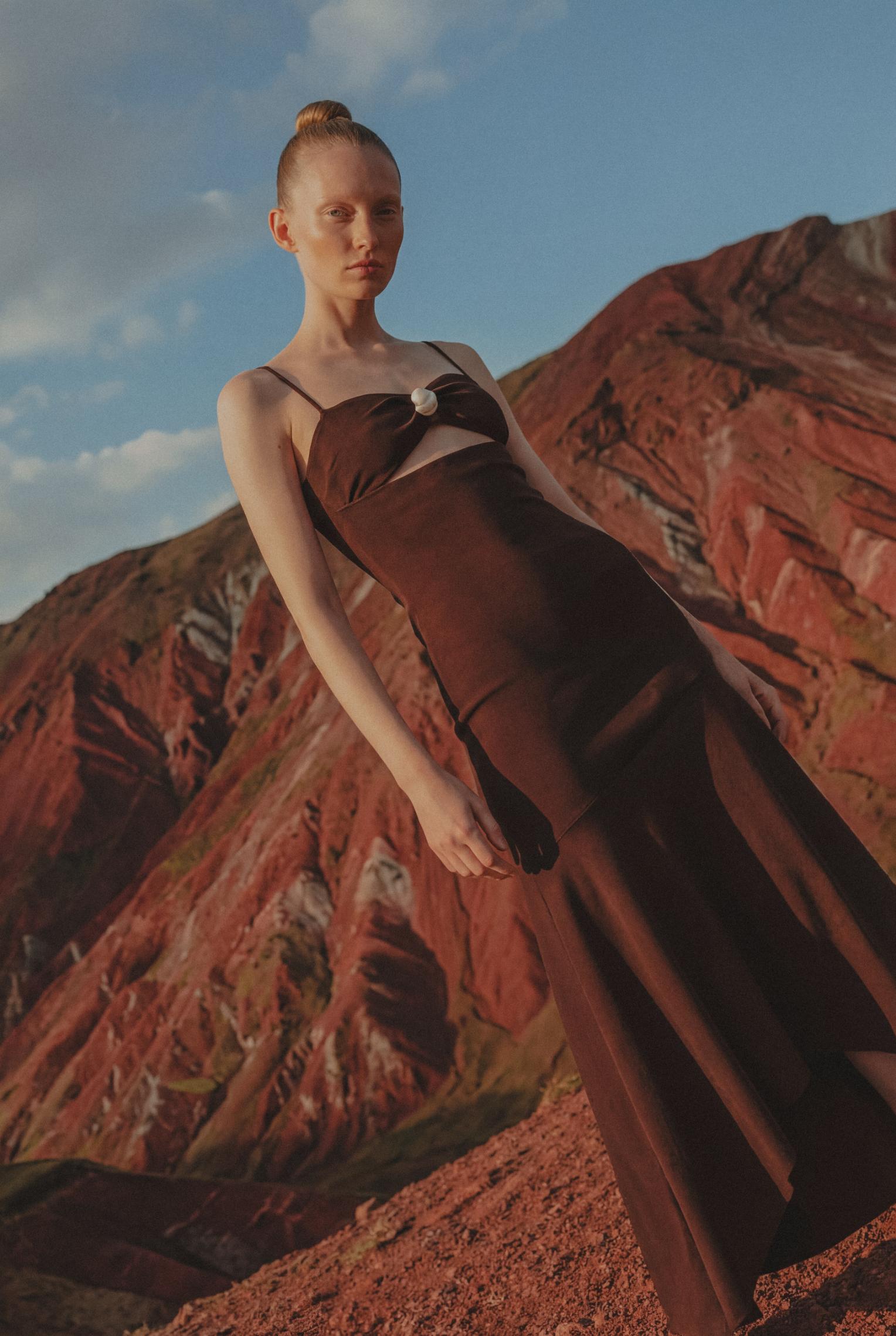 baobab brown dress Baobab JOSEFINE MAXI DRESS