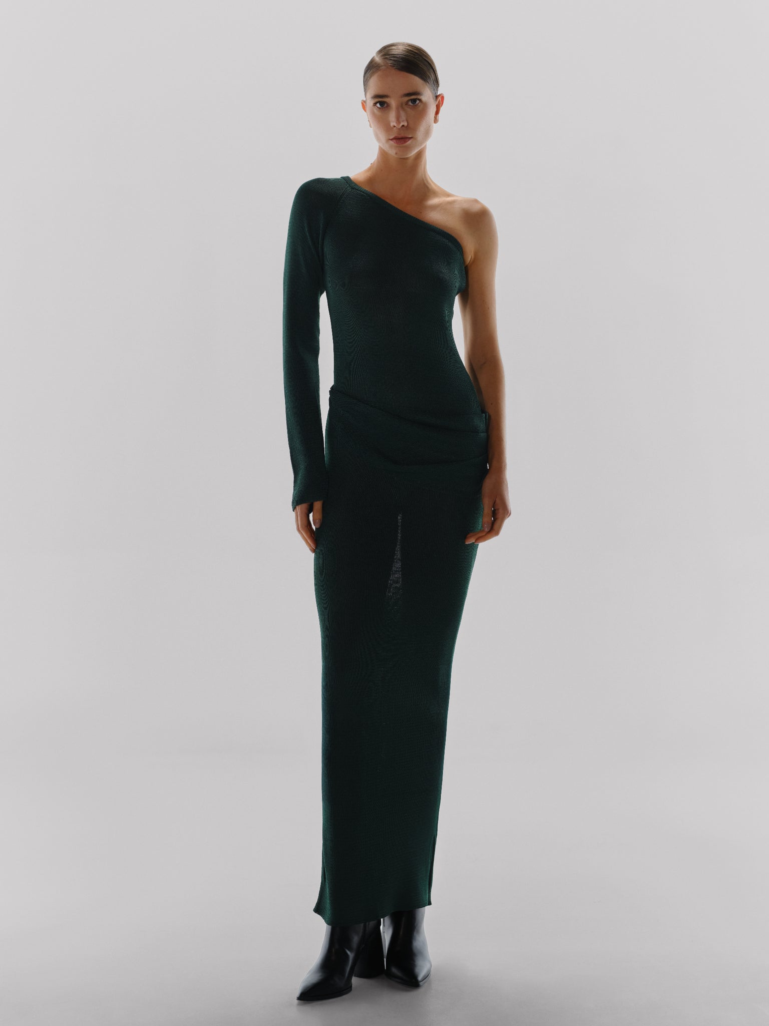 Kairi Maxi Dress Green in Knit Fabric - Fall Winter 24 INTERNATIONAL BAOBAB Kairi Maxi Dress Green in Knit Fabric - Fall Winter 24 INTERNATIONAL BAOBAB