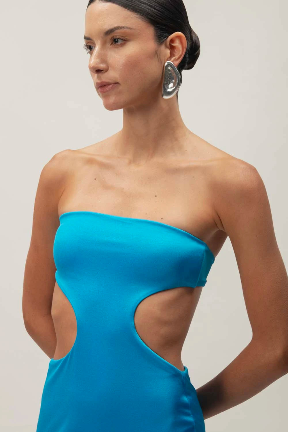 Mambo Asymmetric Mini Dress