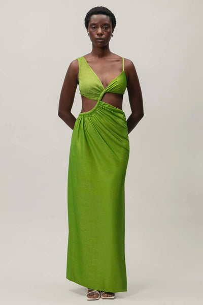 Iara Maxi Dress in Green - Resort 24 – INTERNATIONAL BAOBAB